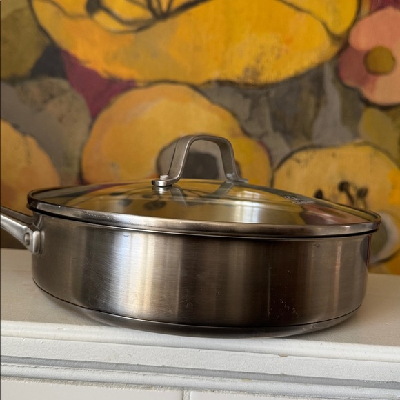 Calphalon Stainless Steel Frying Pan with Glass Lid 10.5” diameter - Picture 5 of 10